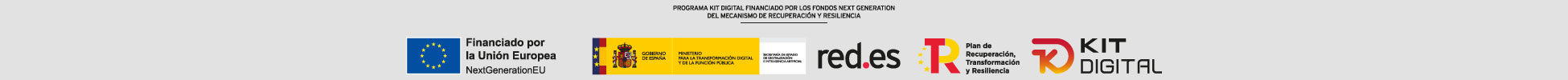 Página web financiada por el Kit Digital